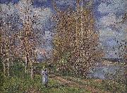 Alfred Sisley Flood at Port Marly, painting